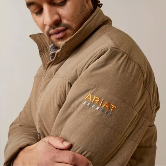 NWT Ariat Rebar Valiant Stretch Canvas Water Resistant Insulated Jacket - Size L - Picture 8 of 11